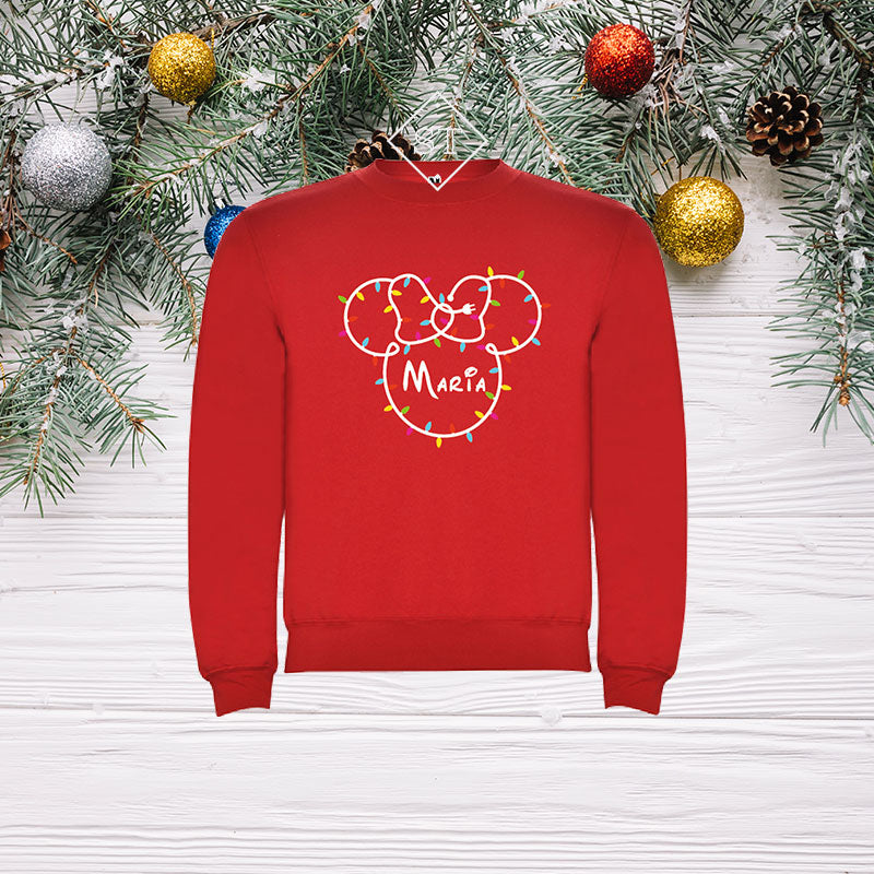 Sudadera navideña de Minnie - Niños